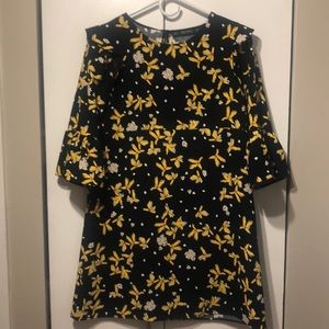 Zara dress flower print